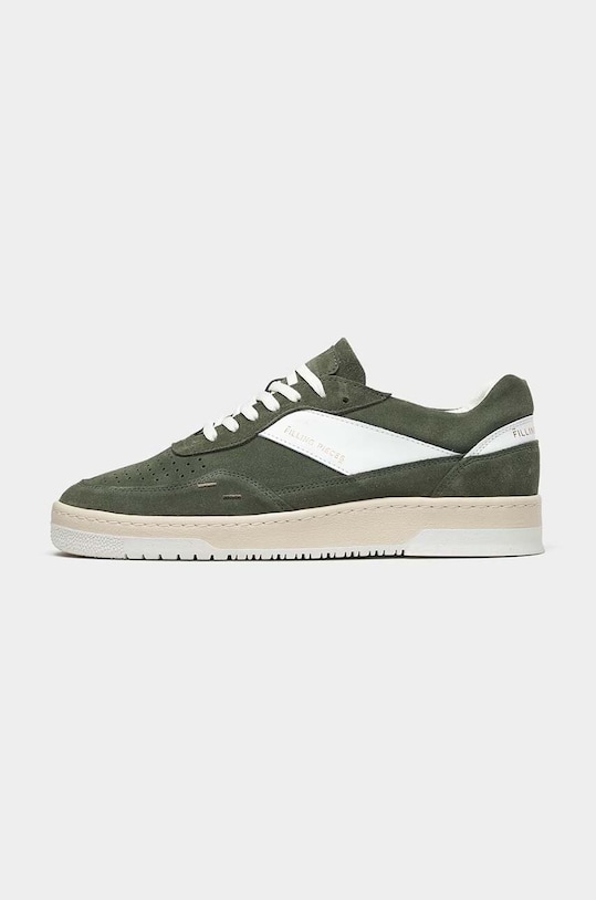 Filling Pieces sneakers din piele întoarsă Ace Spin mic de statură verde 70033491286