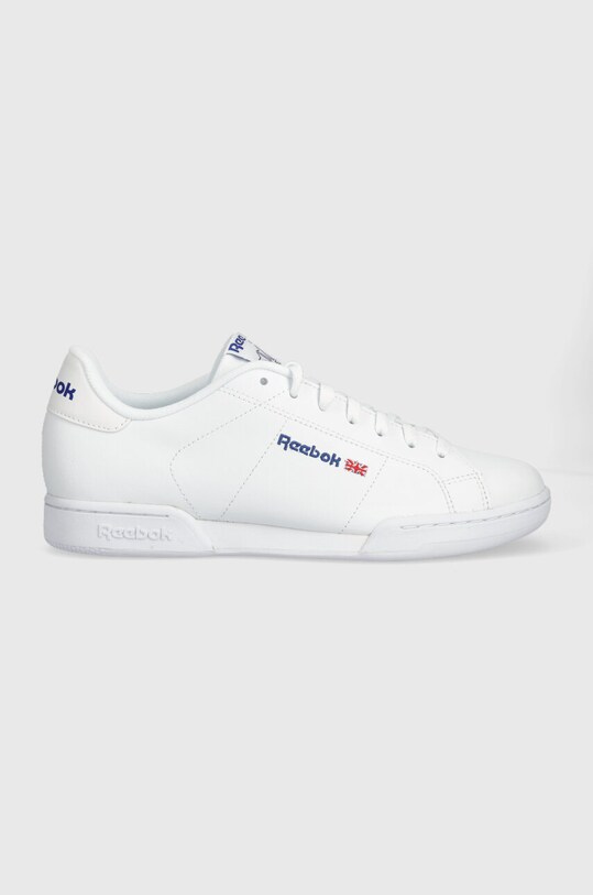Кожаные кроссовки Reebok Classic NPC II имитация натуральной кожи белый 100000100