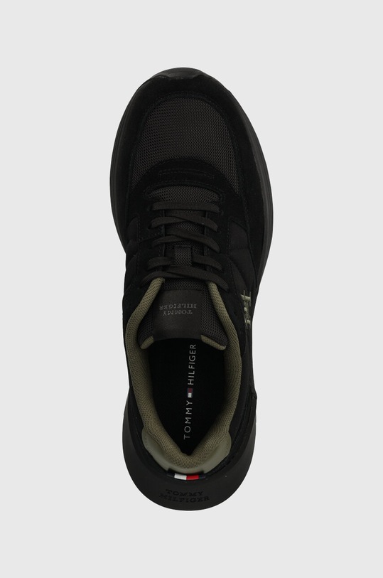 Tommy Hilfiger sneakersy CLASSIC ELEVATED RUNNER MIX czarny FM0FM04636