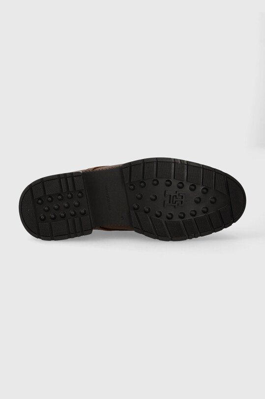 Кожаные туфли Tommy Hilfiger COMFORT CLEATED THERMO LTH SHOE FM0FM04647 коричневый