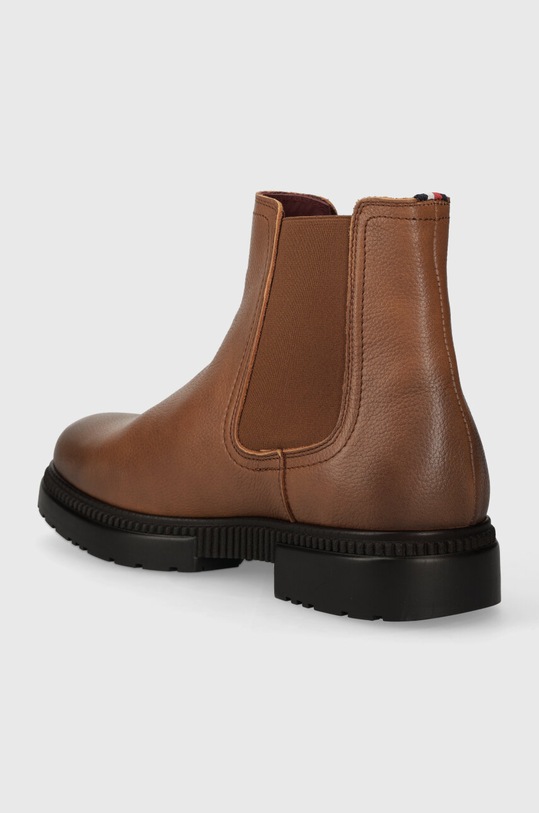 Încălțăminte Tommy Hilfiger ghete de piele COMFORT CLEATED THERMO LTH CHEL FM0FM04650 maro