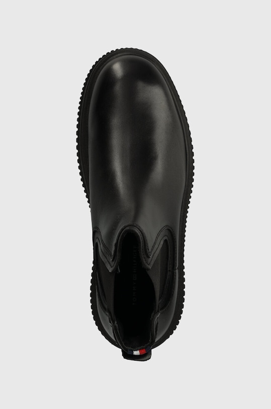 Tommy Hilfiger sztyblety skórzane TH EVERYDAY CLASS TERMO LTH CHEL czarny FM0FM04656