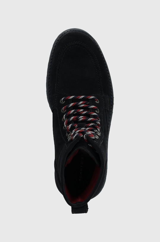 Tommy Hilfiger buty zamszowe TH AMERICAN SUEDE BOOT granatowy FM0FM04667