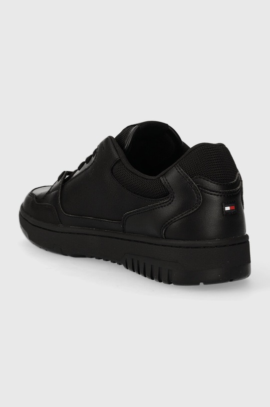 Boty Sneakers boty Tommy Hilfiger TH BASKET CORE LEATHER FM0FM04727 černá