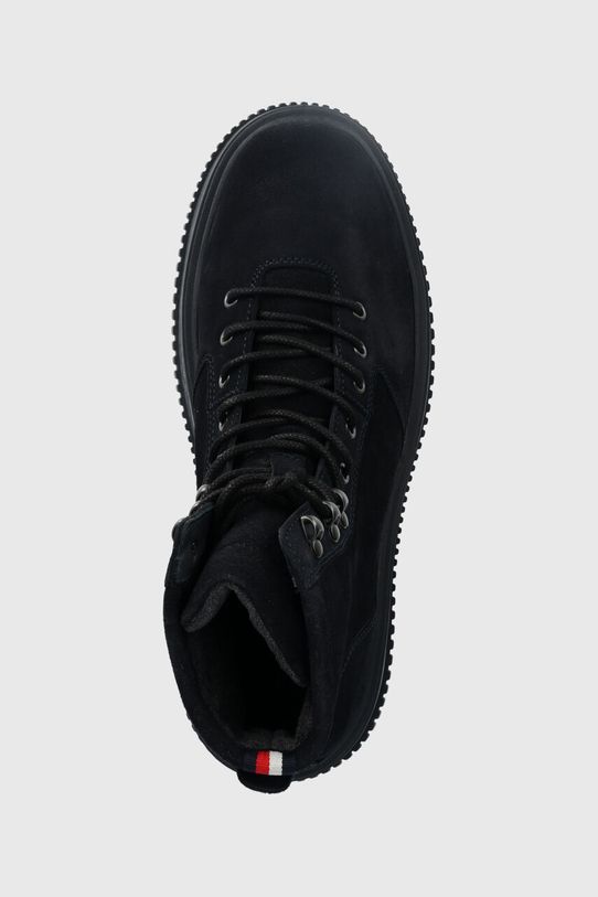Σουέτ παπούτσια Tommy Hilfiger TH EVERYDAY CLASS W SUEDE HOOKS σκούρο μπλε FM0FM04762