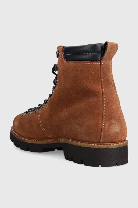 Взуття Замшеві черевики Tommy Hilfiger HILFIGER W MIX SUEDE HOOKS BOOT FM0FM04764 коричневий