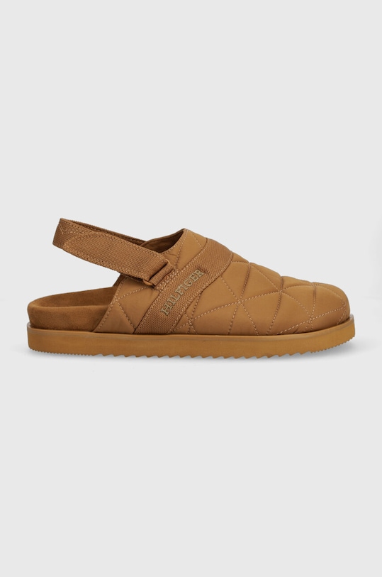 Sandale Tommy Hilfiger WARM HILFIGER MULE SANDAL smeđa FM0FM04773