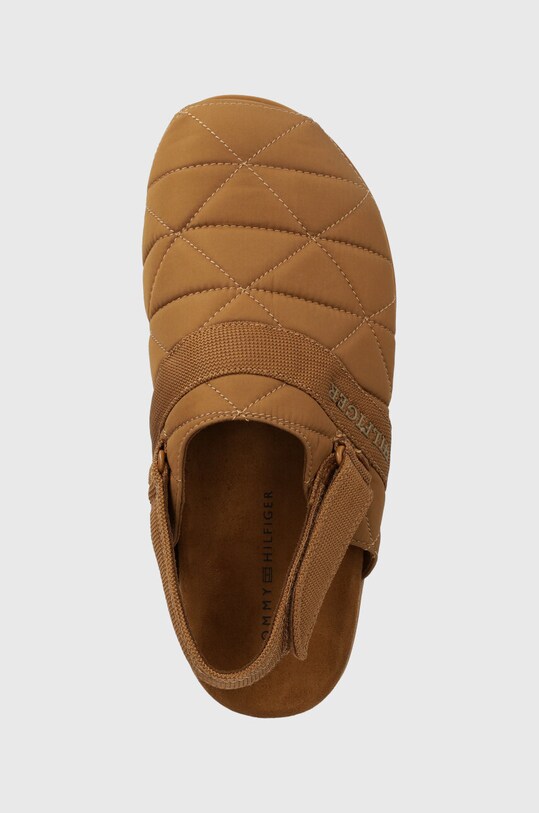 Σανδάλια Tommy Hilfiger WARM HILFIGER MULE SANDAL καφέ FM0FM04773