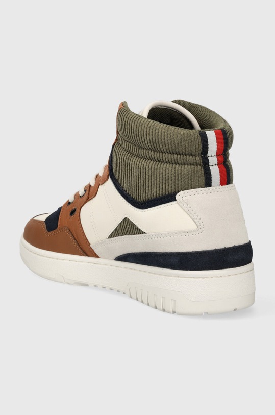 Obuwie Tommy Hilfiger sneakersy TH BASKET BETTER MIDCUT LTH MIX FM0FM04793 brązowy