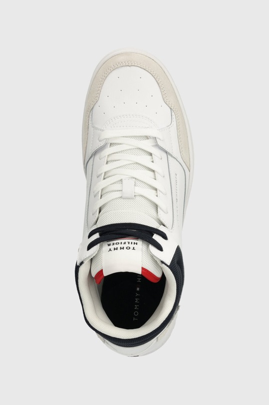 Tommy Hilfiger sneakersy TH BASKET CORE MIDCUT LTH biały FM0FM04795