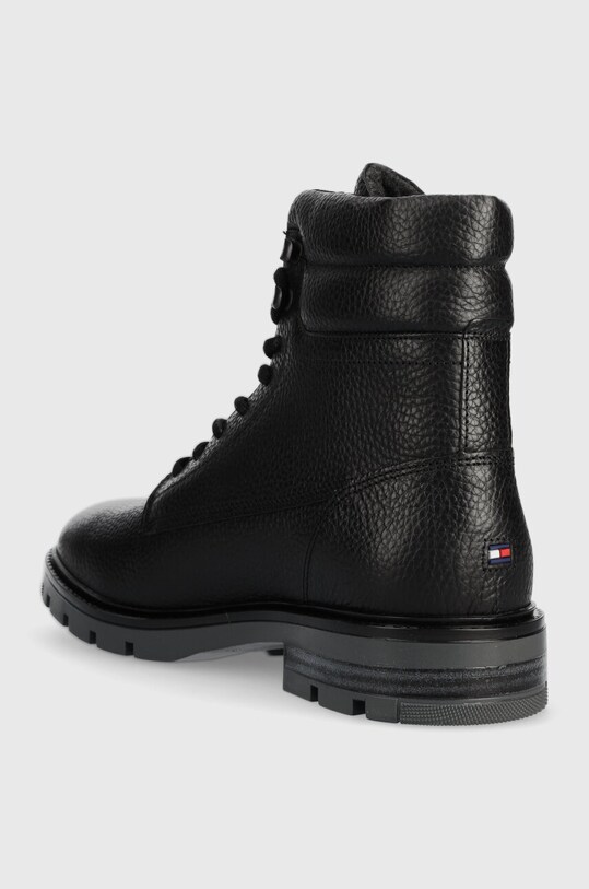 Cipők Tommy Hilfiger bőr cipő WARM PADDED LTH BOOT FM0FM04802 fekete