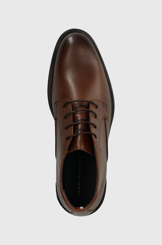 Tommy Hilfiger trzewiki skórzane CORE RWB HILFIGER LTH L BOOT brązowy FM0FM04804