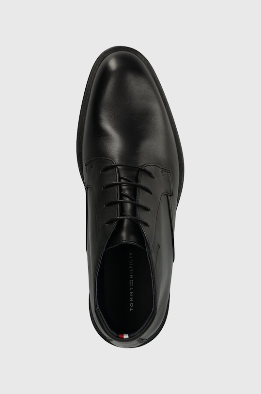 Tommy Hilfiger trzewiki skórzane CORE RWB HILFIGER LTH L BOOT czarny FM0FM04804