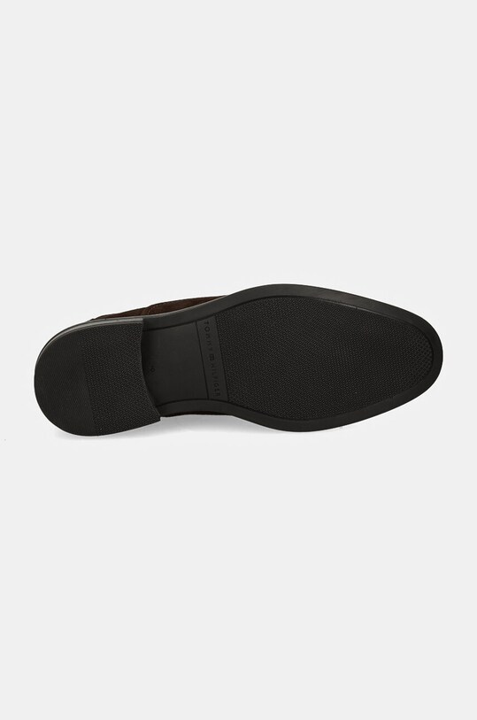 Semišové topánky Tommy Hilfiger CORE RWB HILFIGER SUEDE L BOOT FM0FM04805 hnedá
