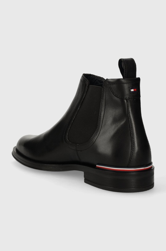 Обувки Кожени боти челси Tommy Hilfiger CORE RWB HILFIGER LTH CHELSEA FM0FM04806 черен