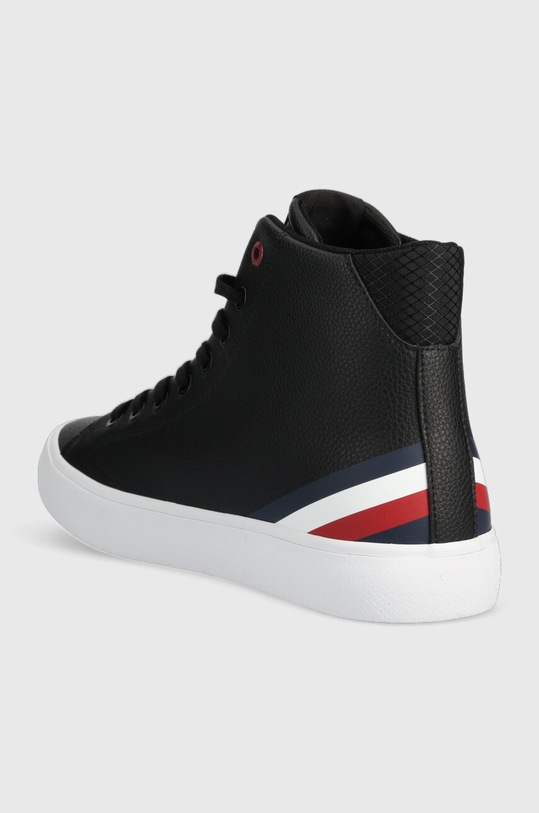 Obuwie Tommy Hilfiger trampki skórzane TH HI VULC CORE LTH FM0FM04816 czarny