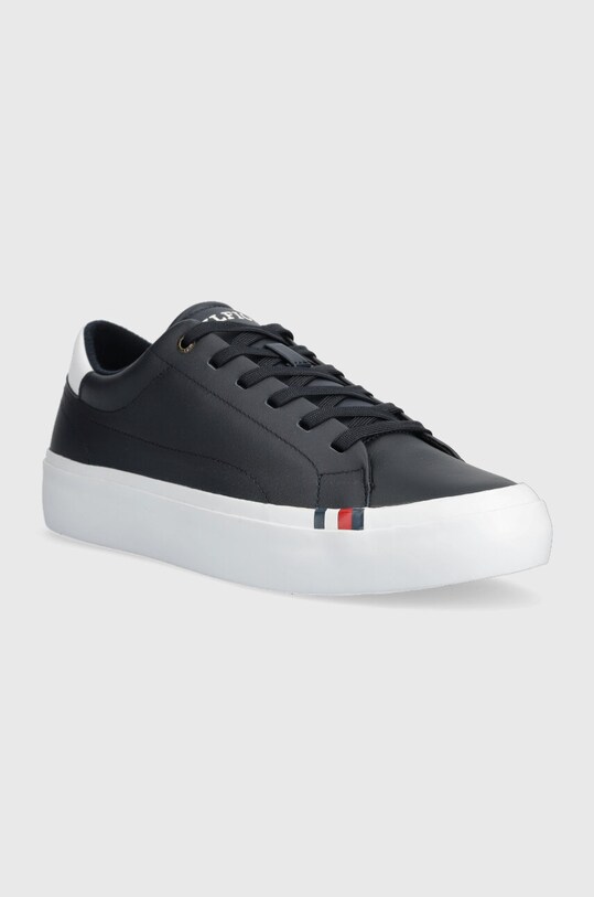 Tommy Hilfiger sneakersy skórzane MODERN VULC LTH LOW WL FM0FM04819 granatowy AW23