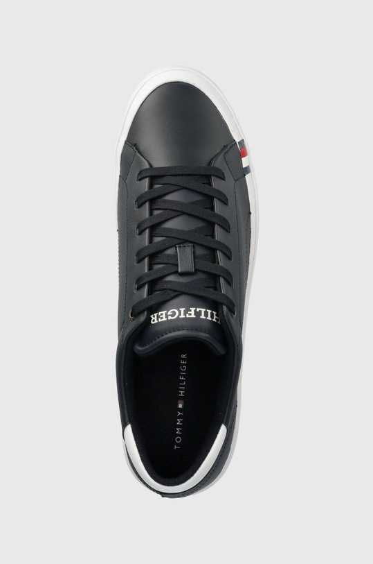 Кожаные кроссовки Tommy Hilfiger MODERN VULC LTH LOW WL тёмно-синий FM0FM04819