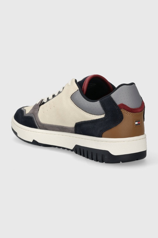 Obuwie Tommy Hilfiger sneakersy zamszowe TH BASKET BETTER SUEDE MIX FM0FM04822 granatowy