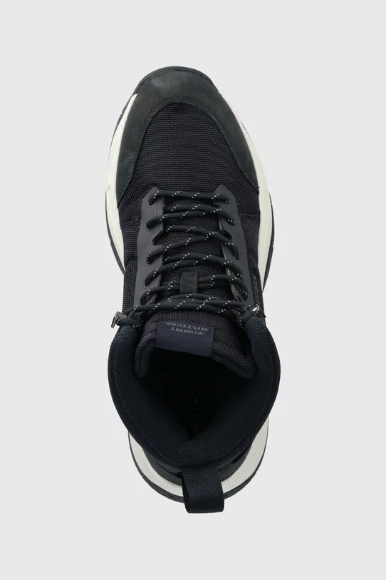 Tenisky Tommy Hilfiger OUTDOOR SNK BOOT LTH CORDURA námořnická modř FM0FM04838