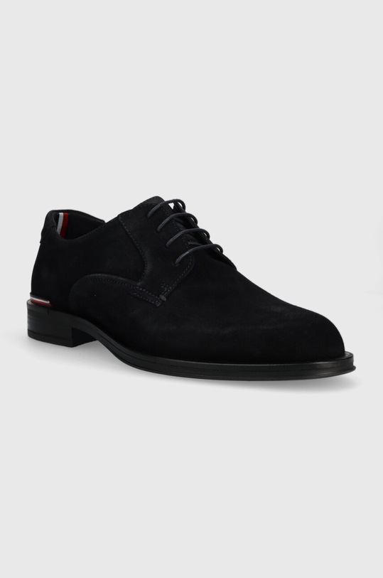 Cipele od brušene kože Tommy Hilfiger CORE RWB SUEDE SHOE FM0FM04868 mornarsko plava AW24
