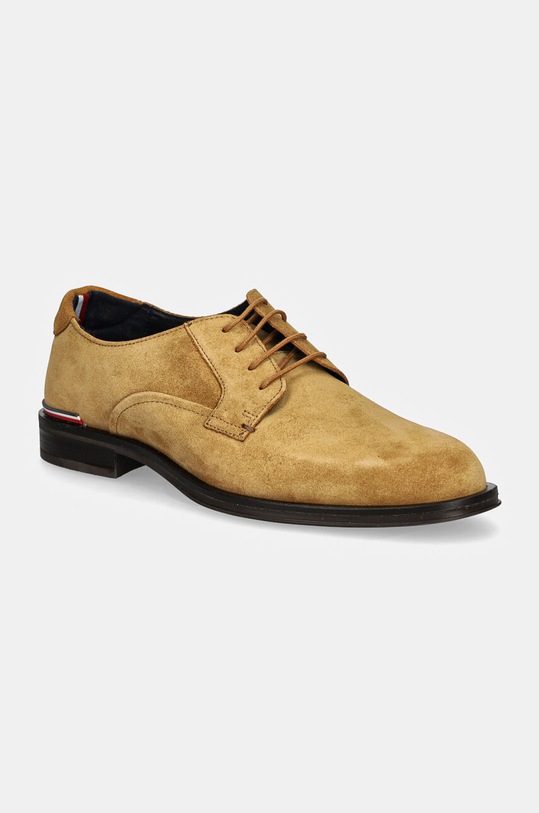 Cipele od brušene kože Tommy Hilfiger CORE RWB HILFIGER SUEDE SHOE brušena koža smeđa FM0FM04868