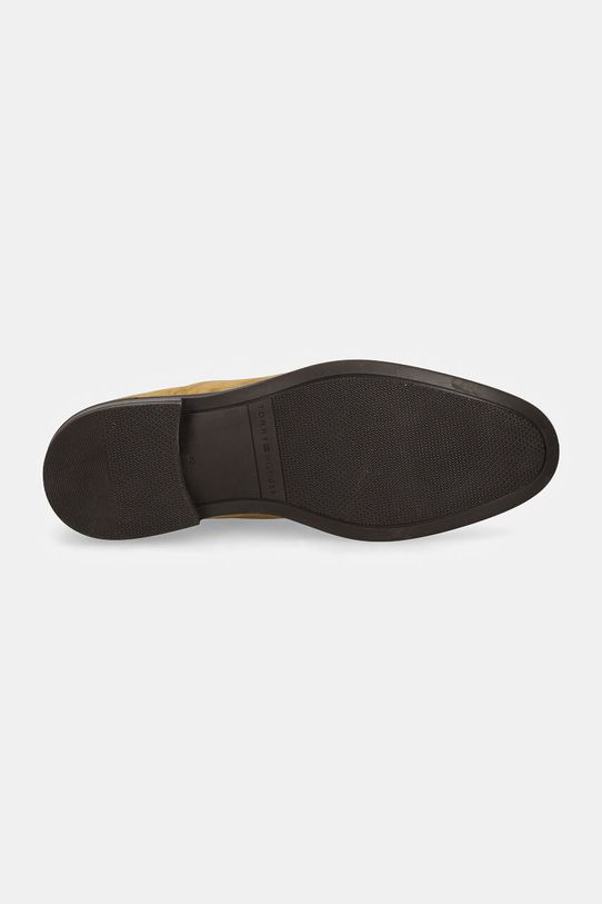 Σουέτ κλειστά παπούτσια Tommy Hilfiger CORE RWB HILFIGER SUEDE SHOE FM0FM04868 καφέ