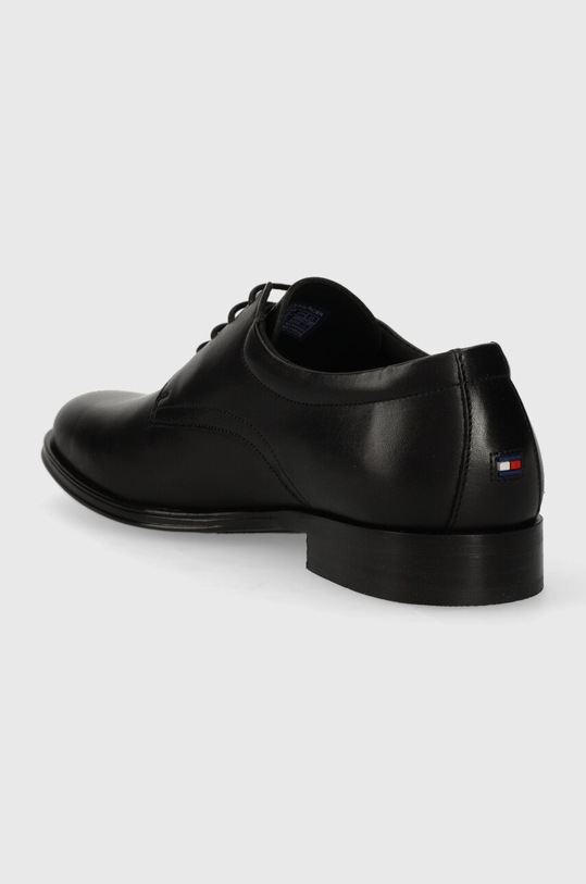 Obuwie Tommy Hilfiger półbuty skórzane CASUAL HILFIGER LEATHER SHOE FM0FM05032 czarny