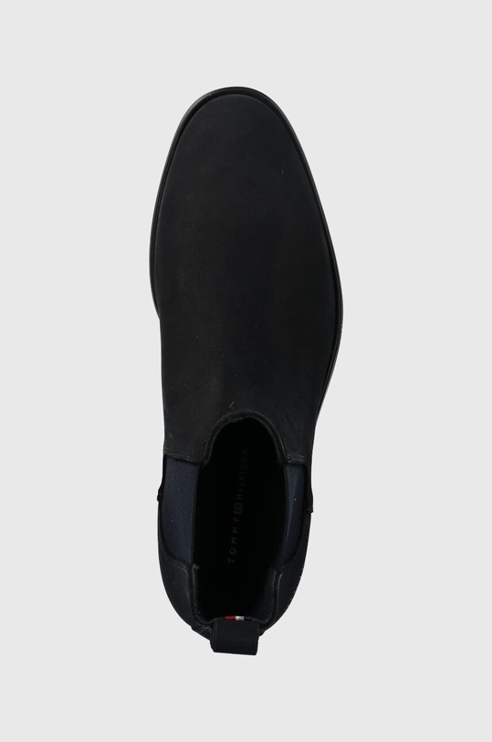 Tommy Hilfiger sztyblety zamszowe CASUAL HILFIGER NUBUCK CHELSEA granatowy FM0FM05033