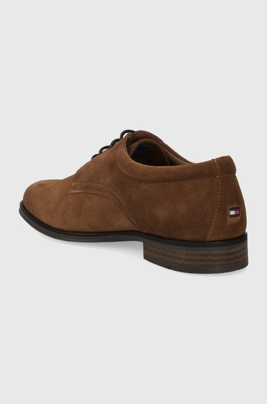 Obuwie Tommy Hilfiger półbuty zamszowe CASUAL HILFIGER SUEDE SHOE FM0FM05039 brązowy