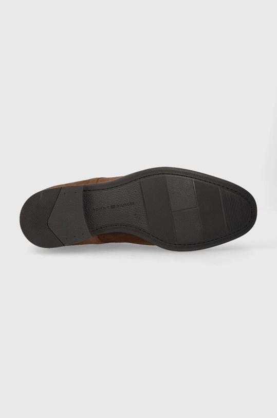 Tommy Hilfiger półbuty zamszowe CASUAL HILFIGER SUEDE SHOE FM0FM05039 brązowy