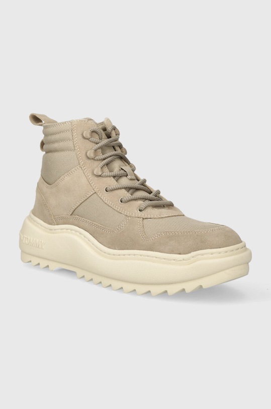Маратонки Tommy Jeans TJM MIX MATERIAL BOOT EM0EM01245 бежов AW23