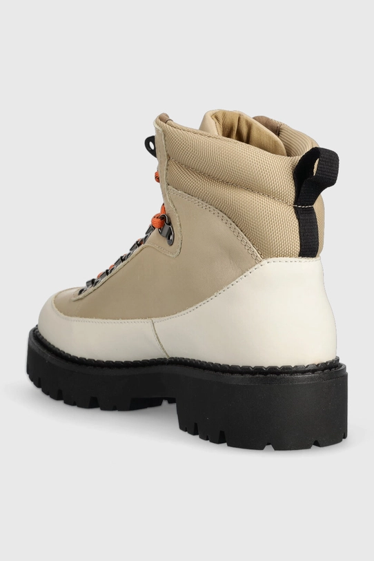 Boty Kožené boty Tommy Jeans TJM BOOT HIKER EM0EM01252 béžová