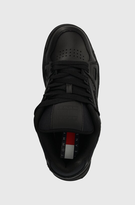 Tommy Jeans sneakersy TJM LEATHER SKATER TONGUE czarny EM0EM01260
