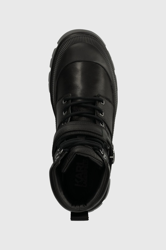 Karl Lagerfeld trapery skórzane TREKKA MENS KC czarny KL25256F.000