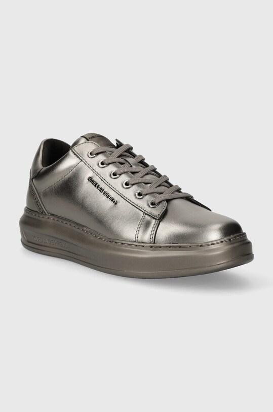 Кожаные кроссовки Karl Lagerfeld KAPRI MENS KC KL52575M.1DS серебрянный AW23