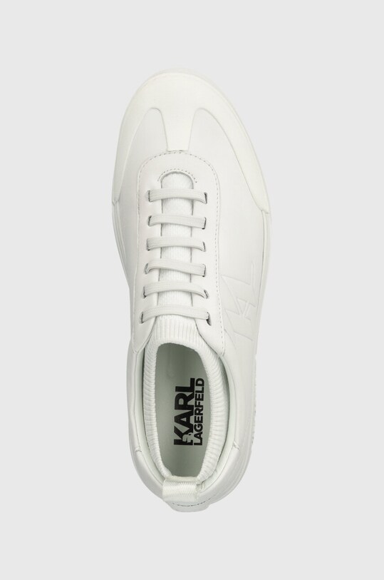 Karl Lagerfeld sneakersy skórzane T/KAP KC biały KL51423.011