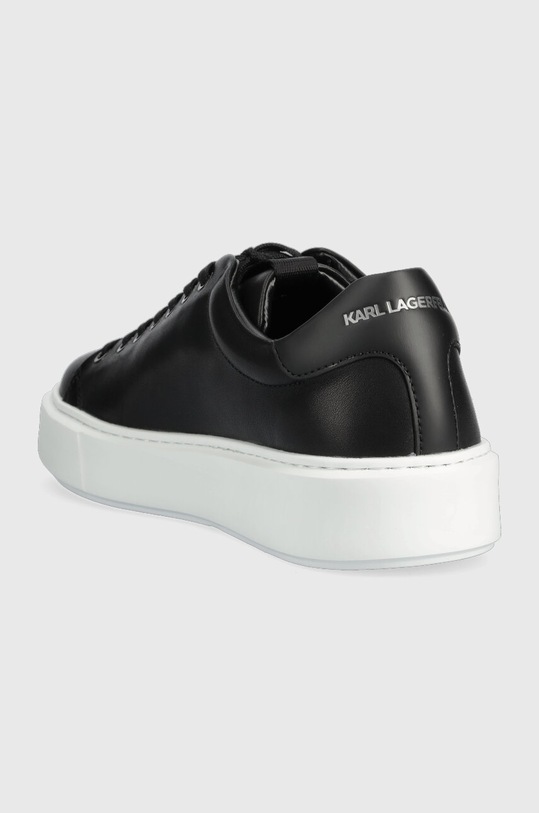 Cipők Karl Lagerfeld bőr sportcipő MAXI KUP KL52215.00W fekete
