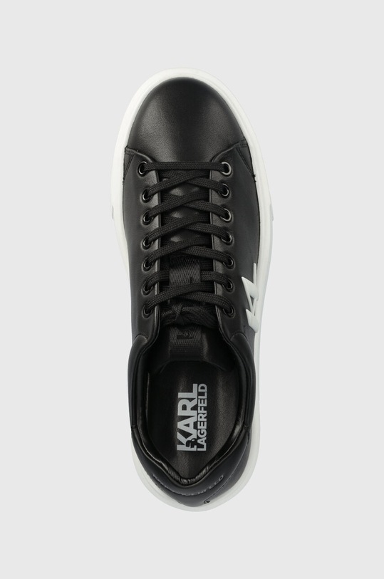 Karl Lagerfeld bőr sportcipő MAXI KUP fekete KL52215.00W