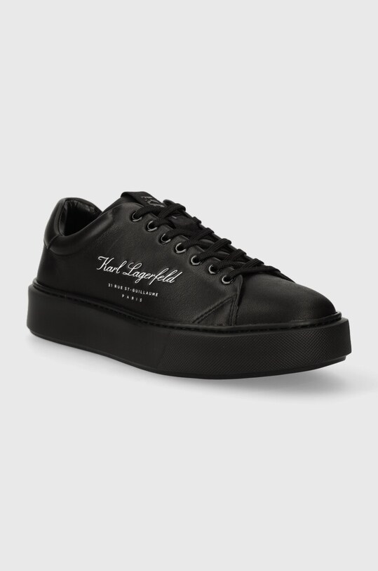 Kožené tenisky Karl Lagerfeld MAXI KUP KL52223.00X černá AW23