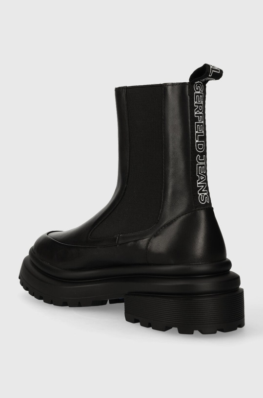 Cipők Karl Lagerfeld Jeans bőr cipő BROOKE KLJ11140.000 fekete