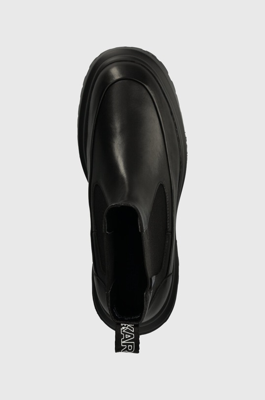 Karl Lagerfeld Jeans bőr cipő BROOKE fekete KLJ11140.000