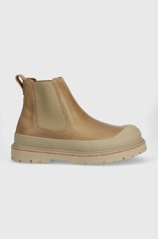 Birkenstock sztyblety zamszowe Prescott skóra zamszowa brązowy 1025208