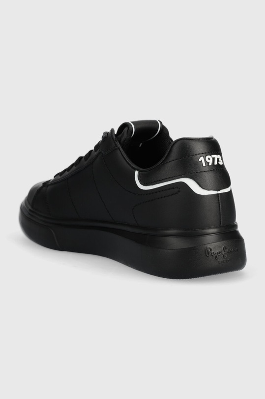 Взуття Шкіряні кросівки Pepe Jeans EATON BASIC PMS30981 чорний