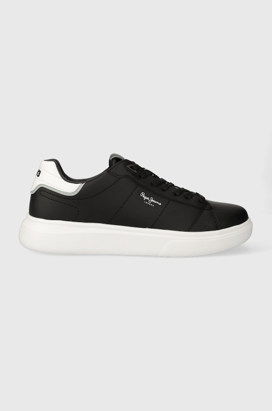 Kožené sneakers boty Pepe Jeans EATON BASIC nízký černá PMS30981
