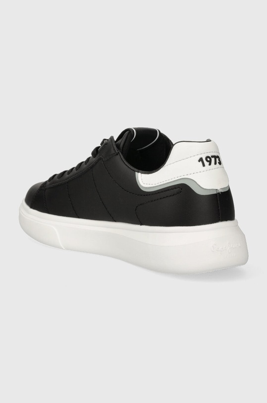 Boty Kožené sneakers boty Pepe Jeans EATON BASIC PMS30981 černá