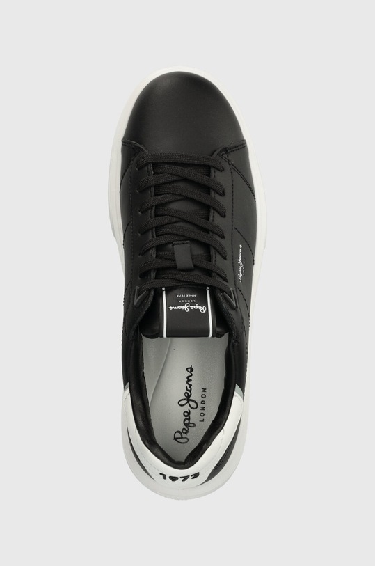 Kožené sneakers boty Pepe Jeans EATON BASIC černá PMS30981