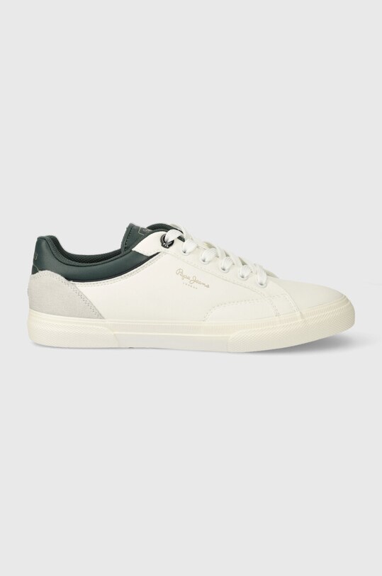 Sneakers boty Pepe Jeans KENTON JOURNEY M imitace kůže bílá PMS31006