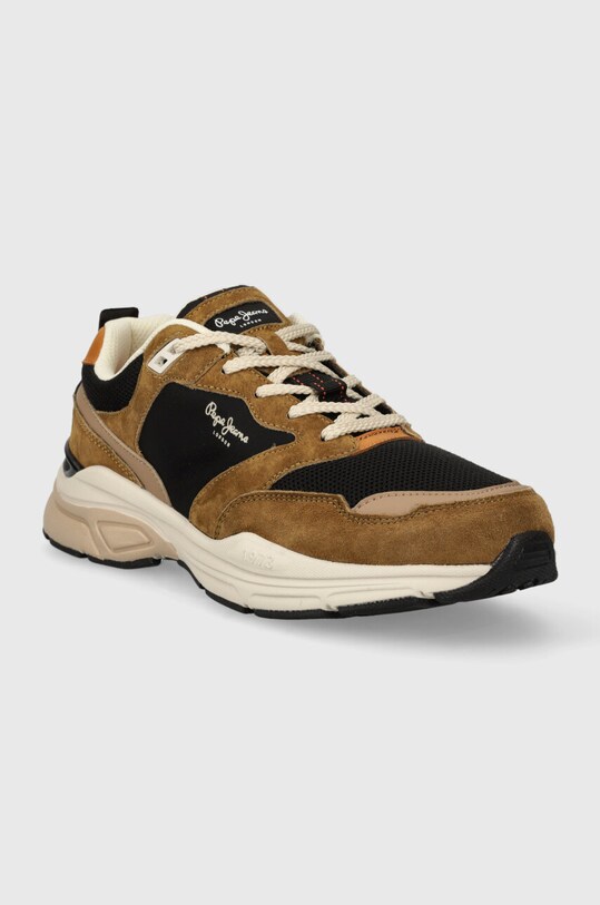 Pepe Jeans sneakersy DAVE ROAD M PMS31016 brązowy AW23