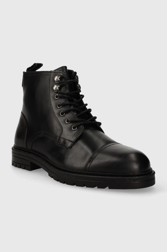 Pepe Jeans scarpe in pelle LOGAN BOOT PMS50237 nero AW23